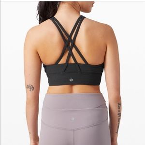 Lululemon Energy Bra Long Line Ribbed